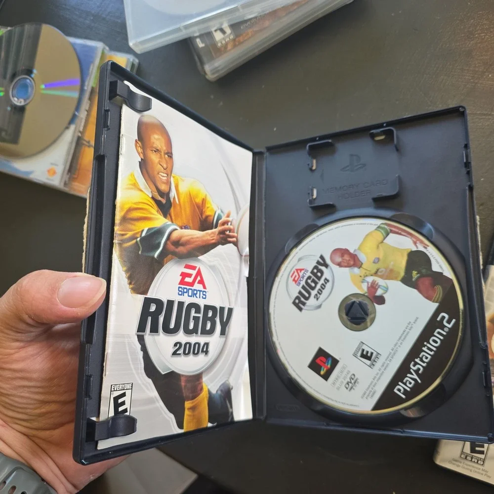 EA Sports‎ PS2 Bundle Madden NFL 2005 and Rugby 2004 Sony PlayStation 2 CIB